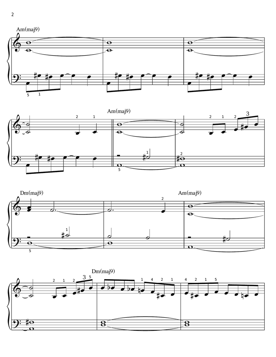 Invisible Lady Invisible Lady Easy Piano scores gallery preview page 2