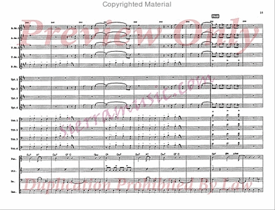 St. Thomas Big Band scores gallery preview page 26
