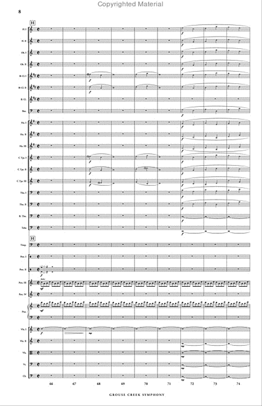 Grouse Creek Symphony Full Orchestra scores gallery preview page 9