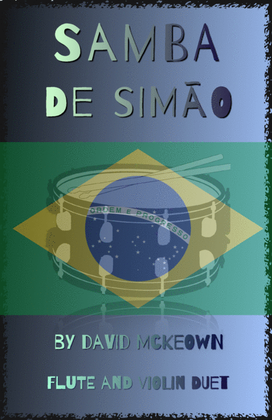 Book cover for Samba de Simão, for Flute and Violin Duet
