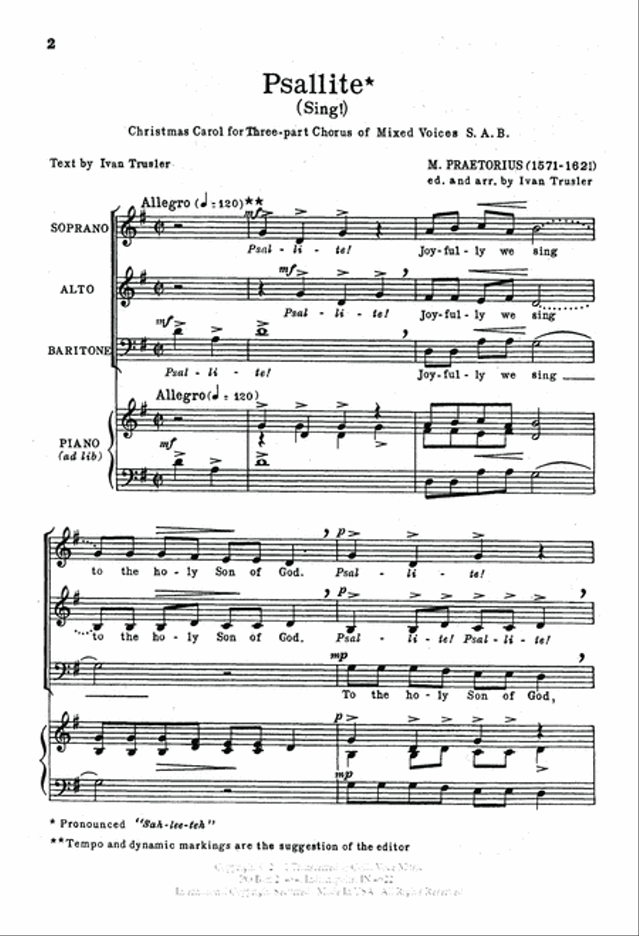 Psallite 3-Part scores gallery preview page 2