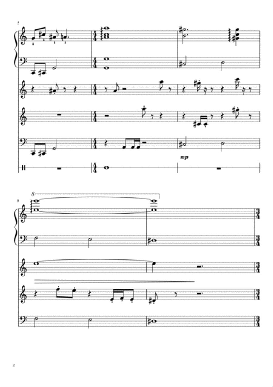 Pièce Small Ensemble scores gallery preview page 2