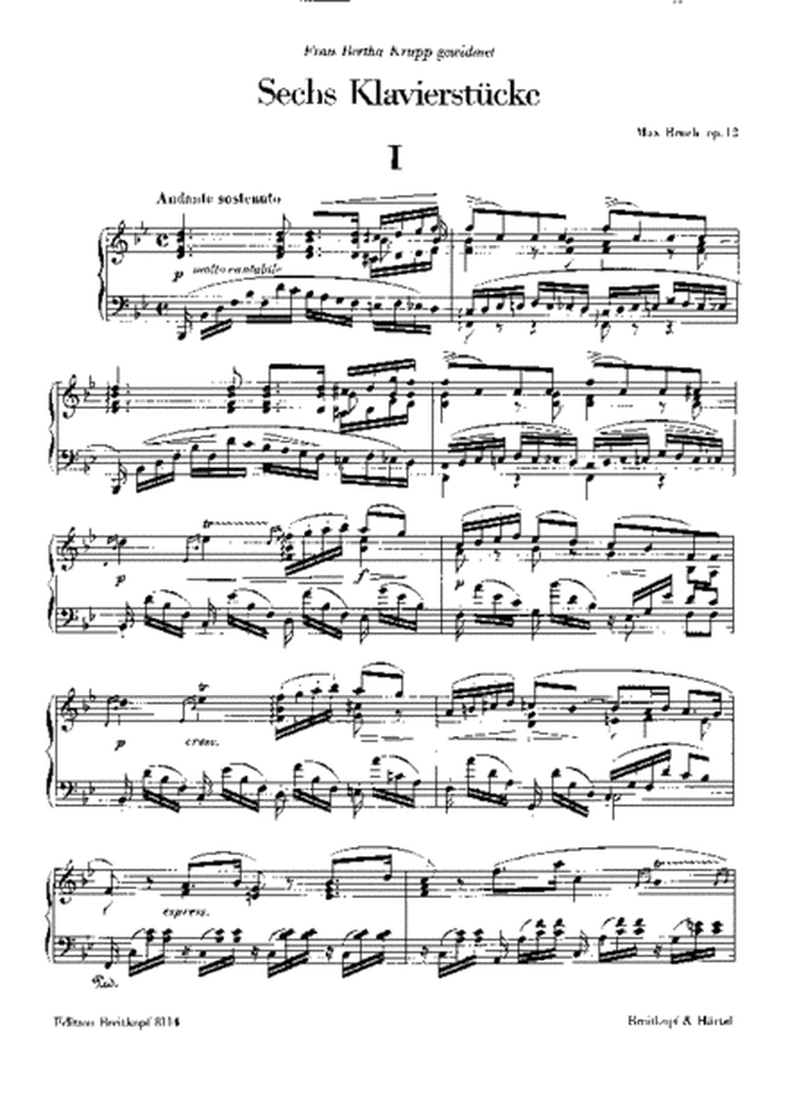 6 Piano Pieces Op. 12