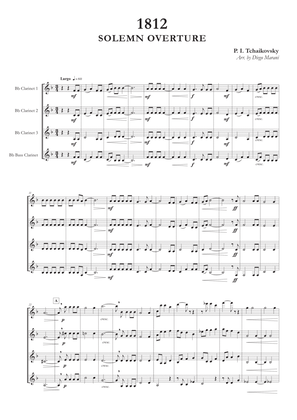 1812 Overture for Clarinet Quartet