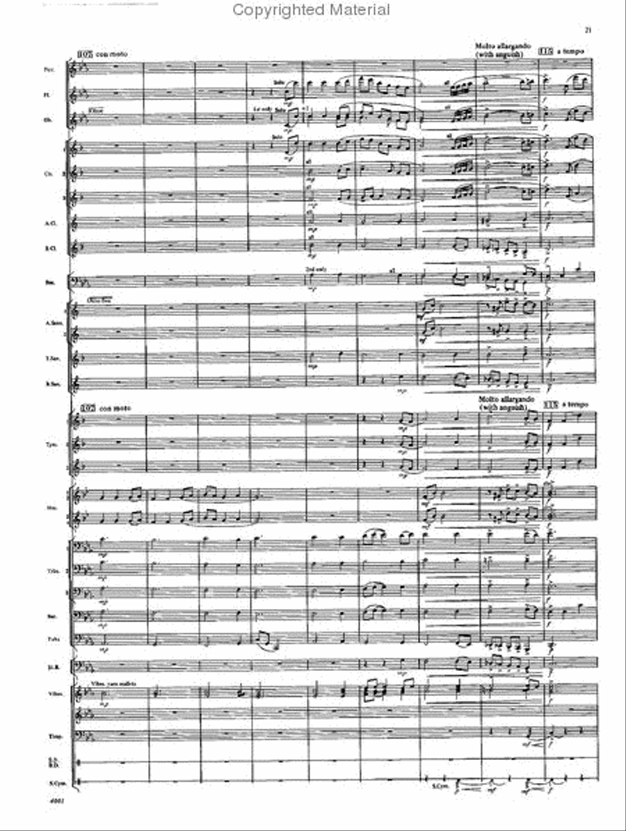 The Light Eternal Concert Band scores gallery preview page 17