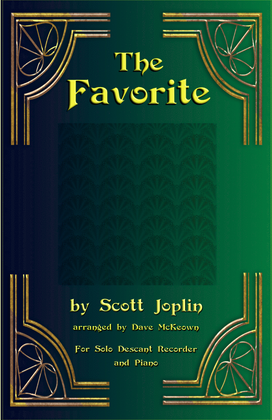 Book cover for The Favorite for solo Descant Recorder and Piano