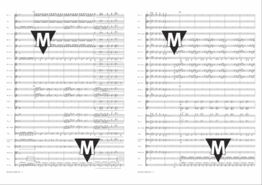 Sunny Side Up Concert Band scores gallery preview page 4