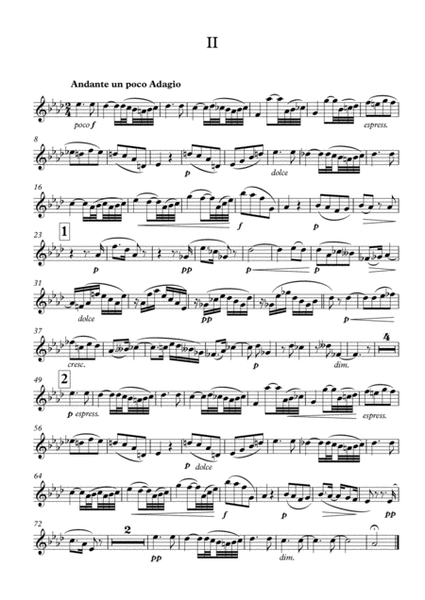 J. Brahms Sonata op.120 no.1 transcribed for flute