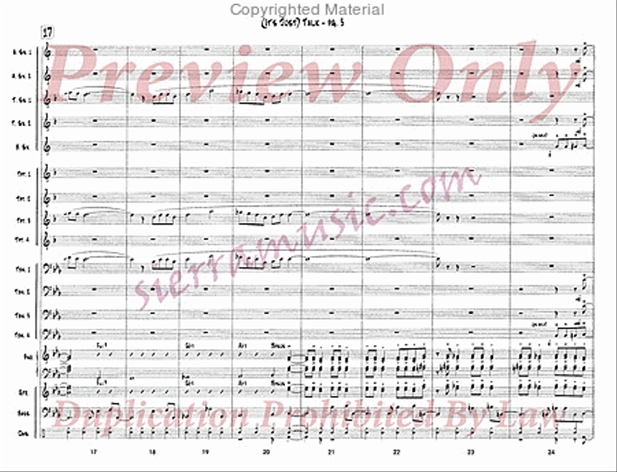 It's Just Talk Big Band scores gallery preview page 4