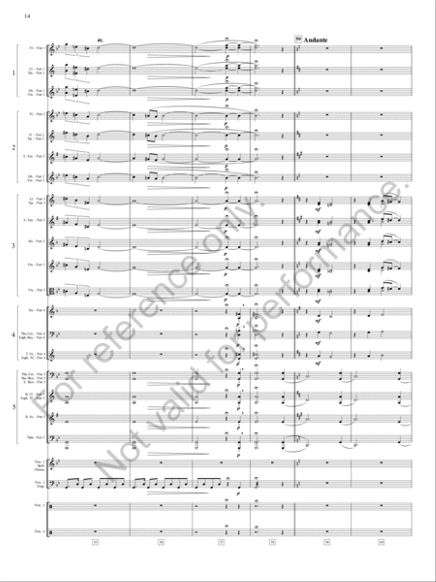 Emperata Overture Emperata Overture Concert Band scores gallery preview page 15