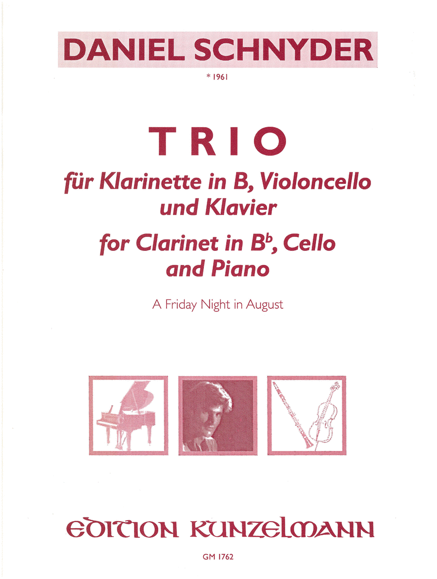 Trio, A Friday night in August Small Ensemble scores gallery preview page 1