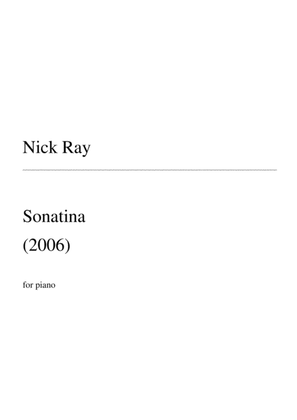 Sonatina for piano (2006/9)