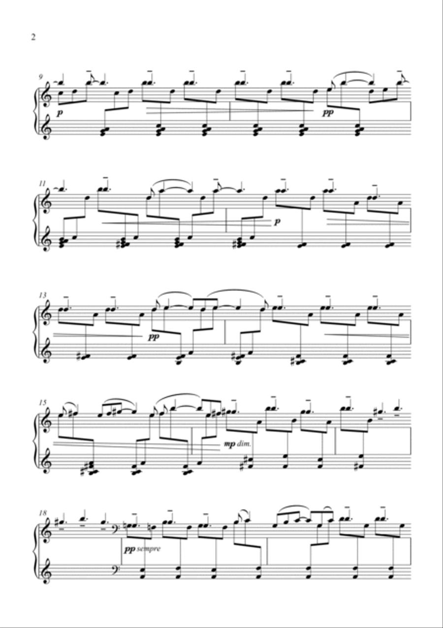 Preludes Inégales Piano Solo scores gallery preview page 4