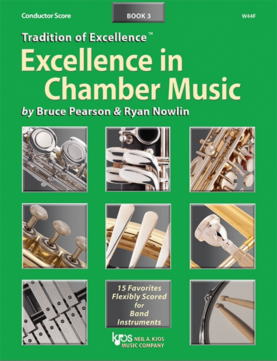 Book cover for Excellence In Chamber Music Bk 3 - Conductor Score