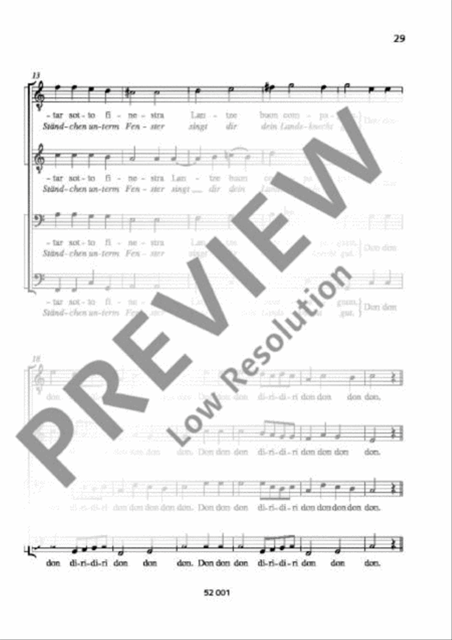Landsknecht-Ständchen TTBB scores gallery preview page 3