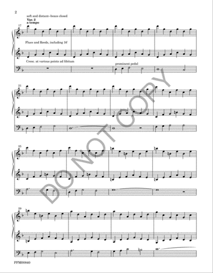 I Sing the Almighty Power of God: Organ Voluntaries on the Hymn Tunes of Ralph Vaughan Williams Volume III Organ scores gallery preview page 5