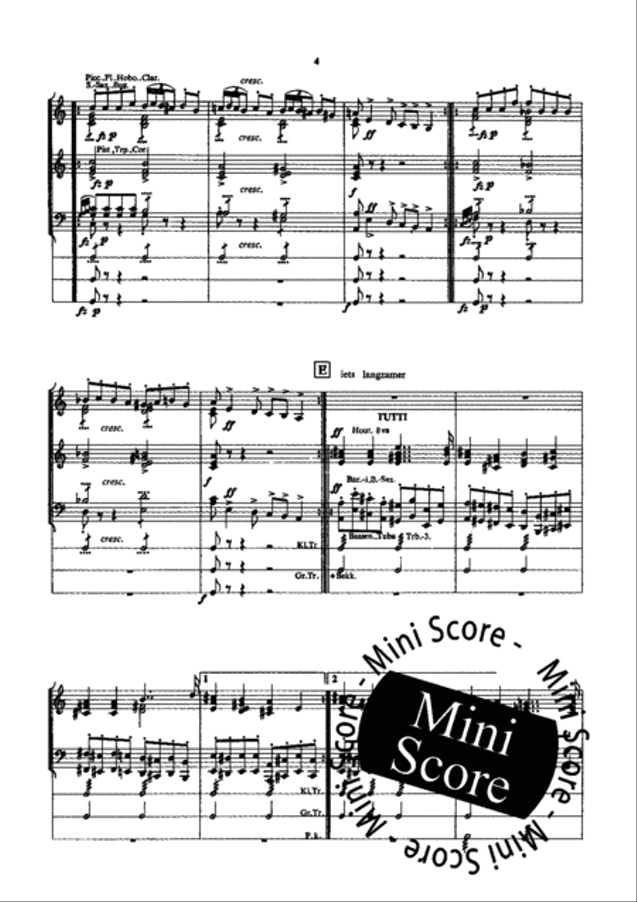 The Bohemian Girl Concert Band scores gallery preview page 6