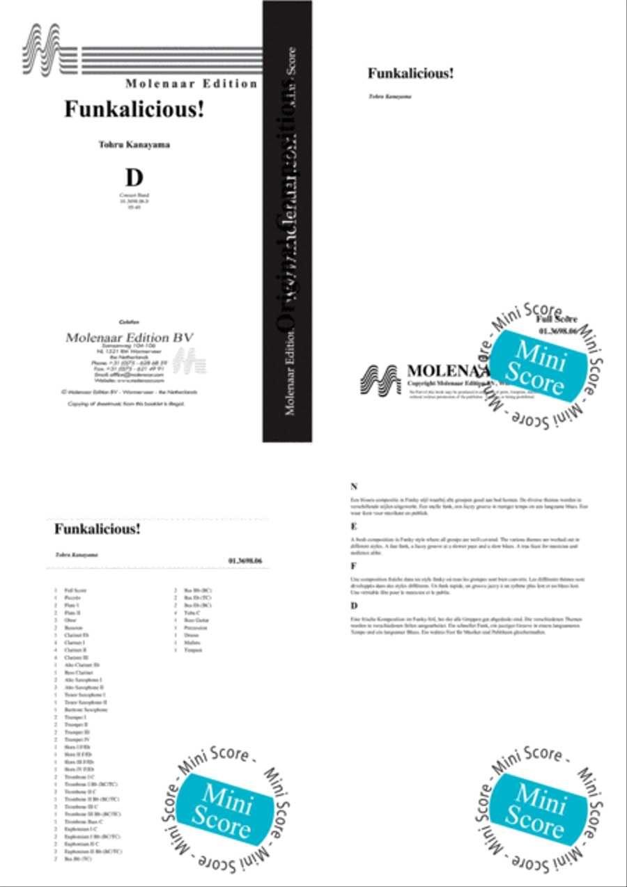 Funkalicious! Concert Band scores gallery preview page 2
