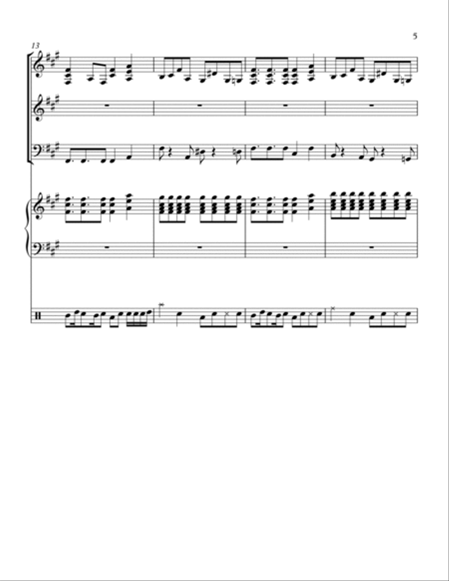 Opus 59 - I spy classically Small Ensemble scores gallery preview page 5