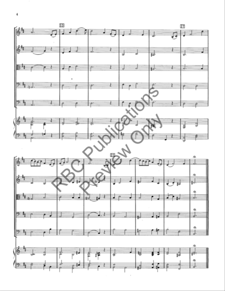 Long Ago To A Wild Rose (Score) String Orchestra scores gallery preview page 5