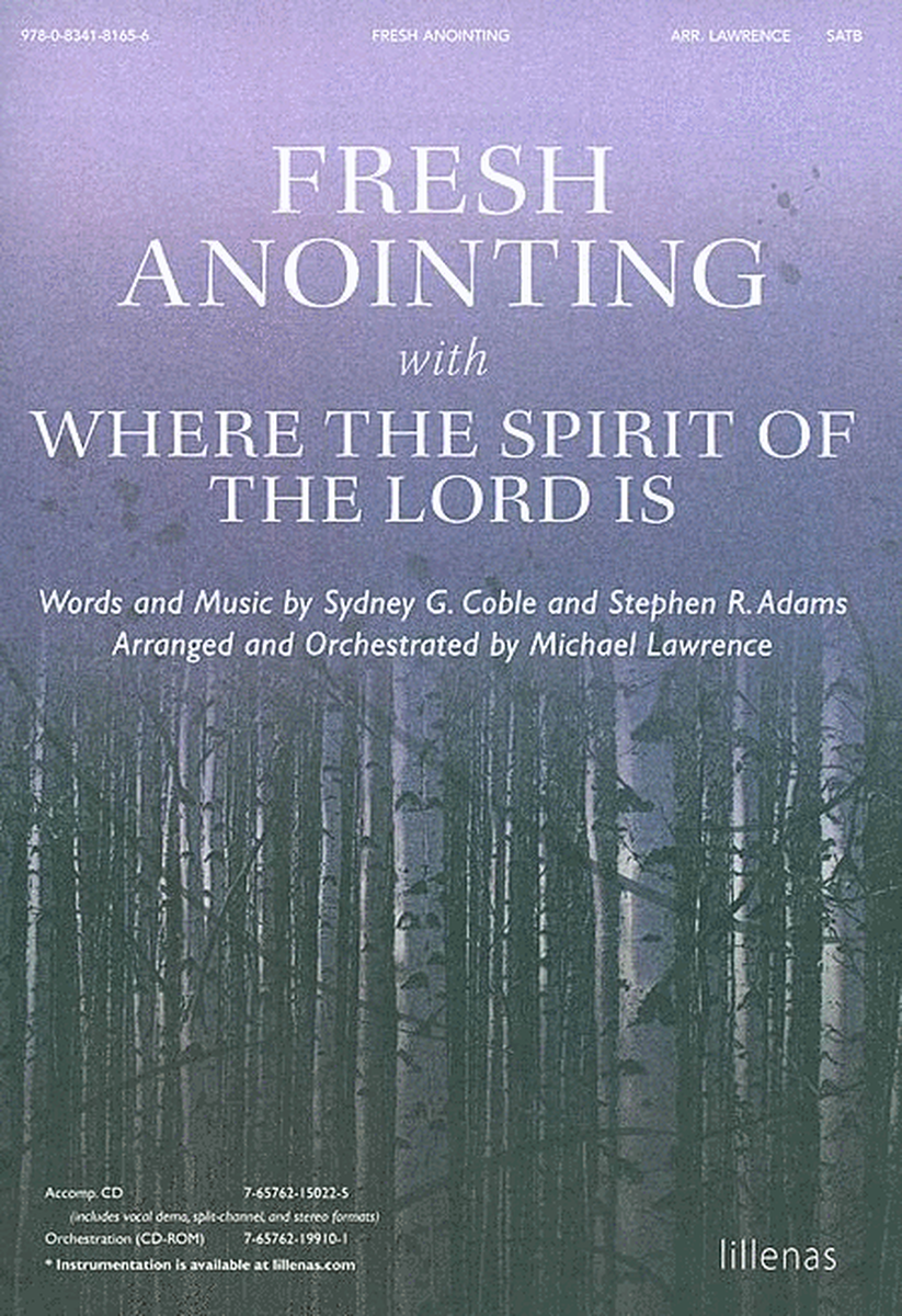 Fresh Anointing with Where the Spirit of the Lord Is (Anthem) image number null
