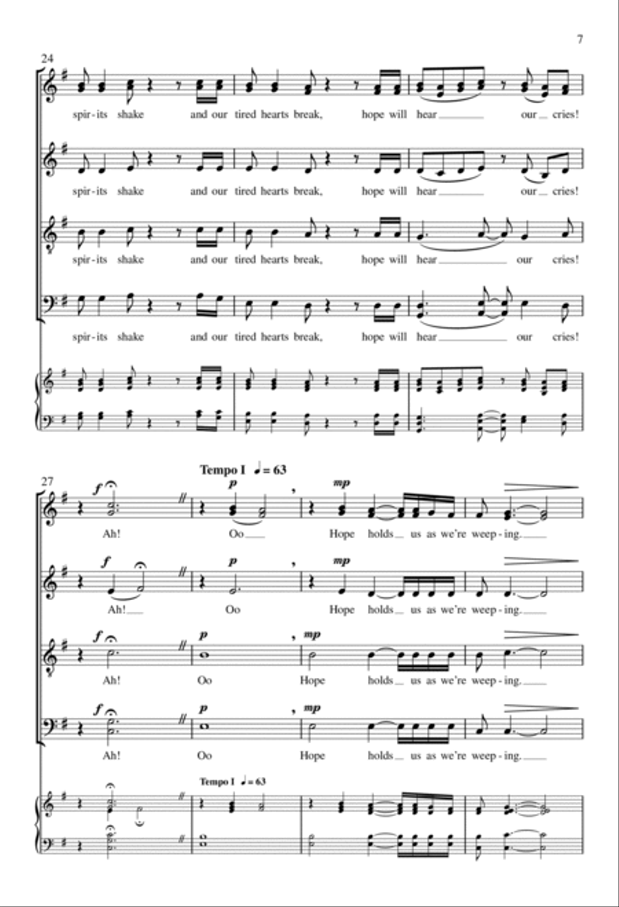 Hope Waits Hope Waits Divisi scores gallery preview page 6