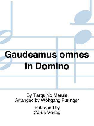 Gaudeamus omnes in Domino