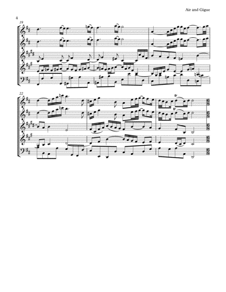 Bach: Air and Gigue from the Orchestral Suite No. 3 in D Major for Woodwind Quintet image number null