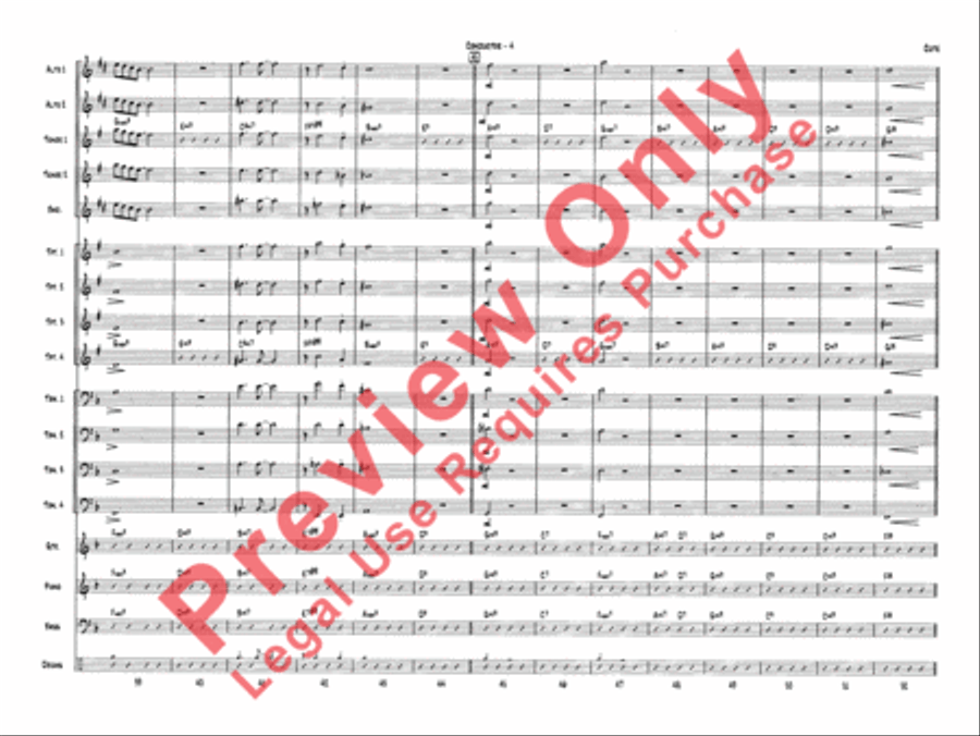 Cute Jazz Ensemble scores gallery preview page 6