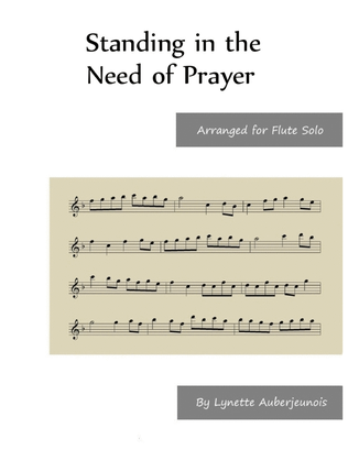 Standing in the Need of Prayer - Flute Solo