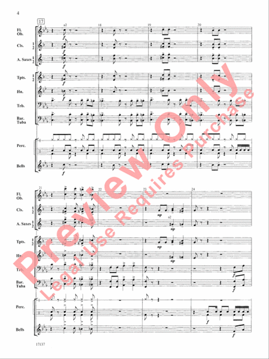 The Bottom Line Concert Band scores gallery preview page 5