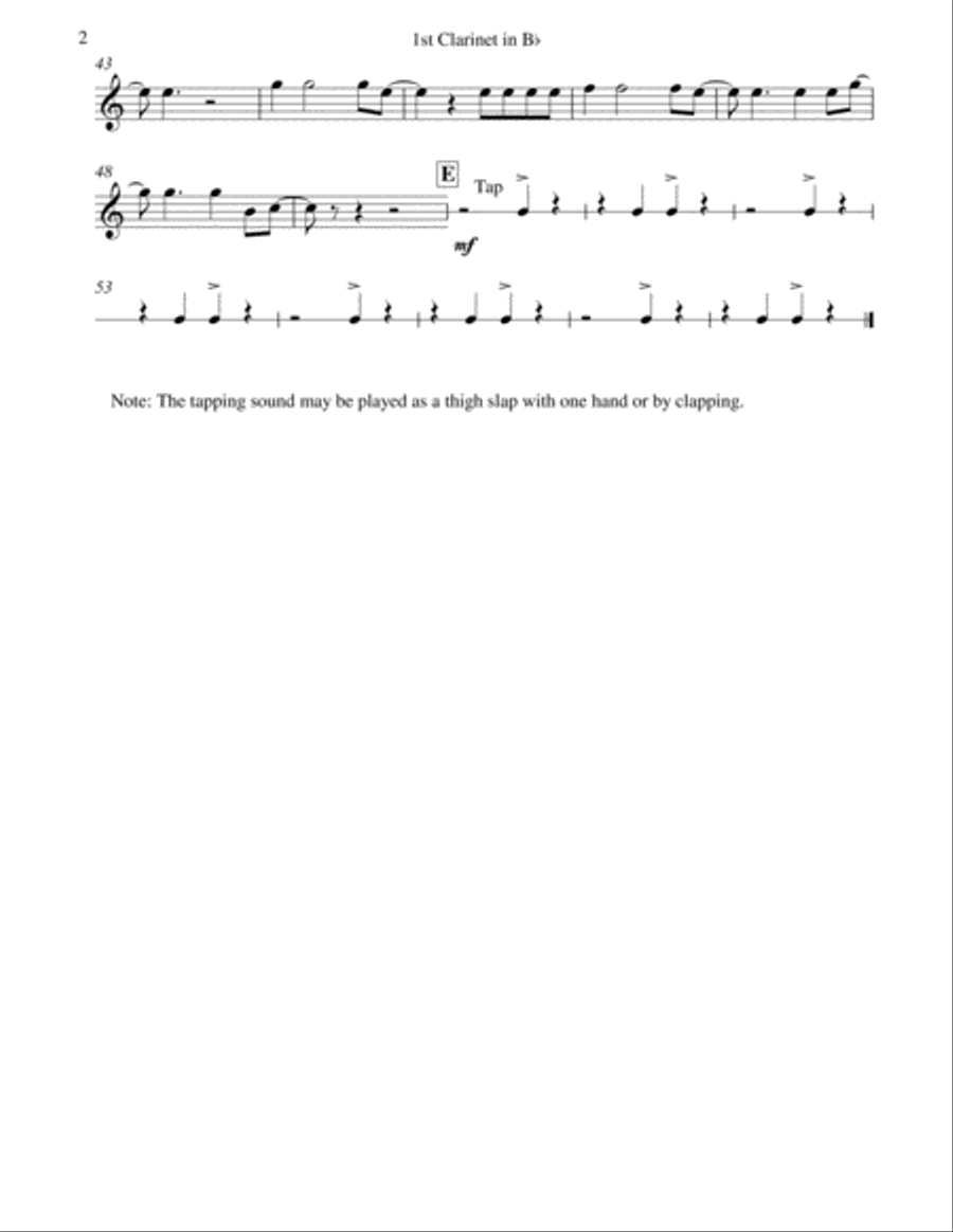 Down On The Corner Down On The Corner Clarinet Quartet scores gallery preview page 6