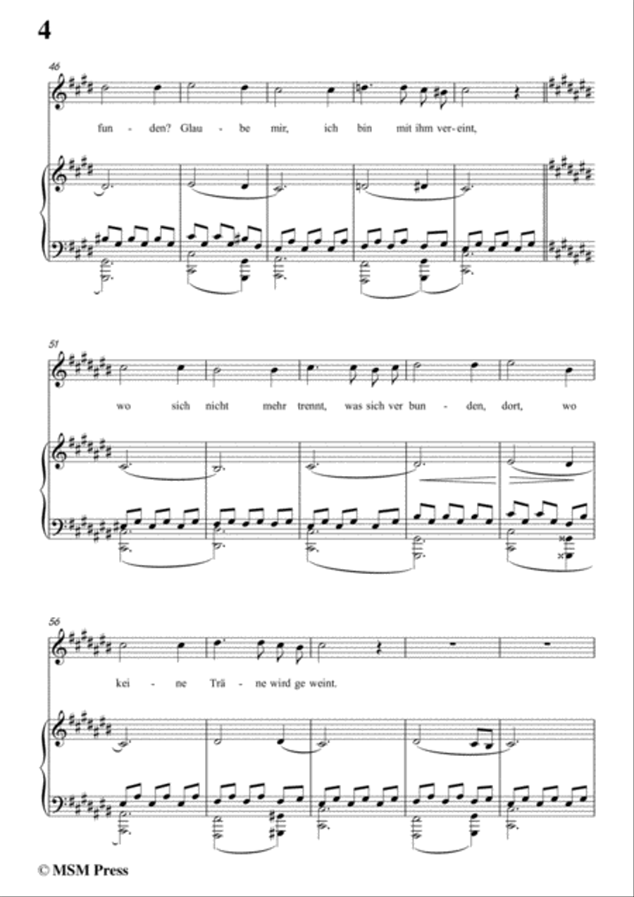 Schubert-Thekla: Eine Geisterstimme(Thekla: A Spirit Voice),D.595,in c sharp minor,for Voice&Piano Voice scores gallery preview page 6