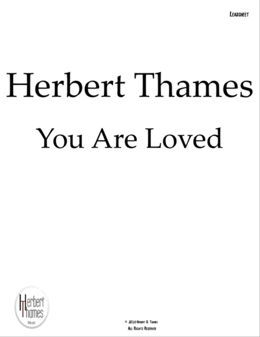 You Are Loved Piano, Vocal scores gallery preview page 1