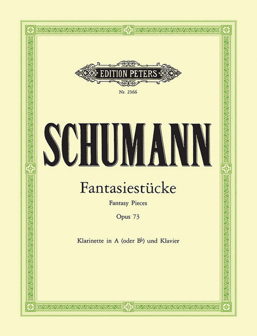 Fantasy Pieces (3) A Clarinet scores gallery preview page 1