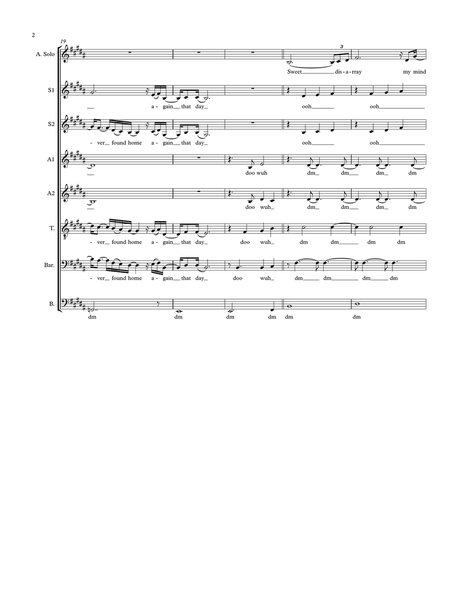 Sweet Disarray 4-Part scores gallery preview page 2