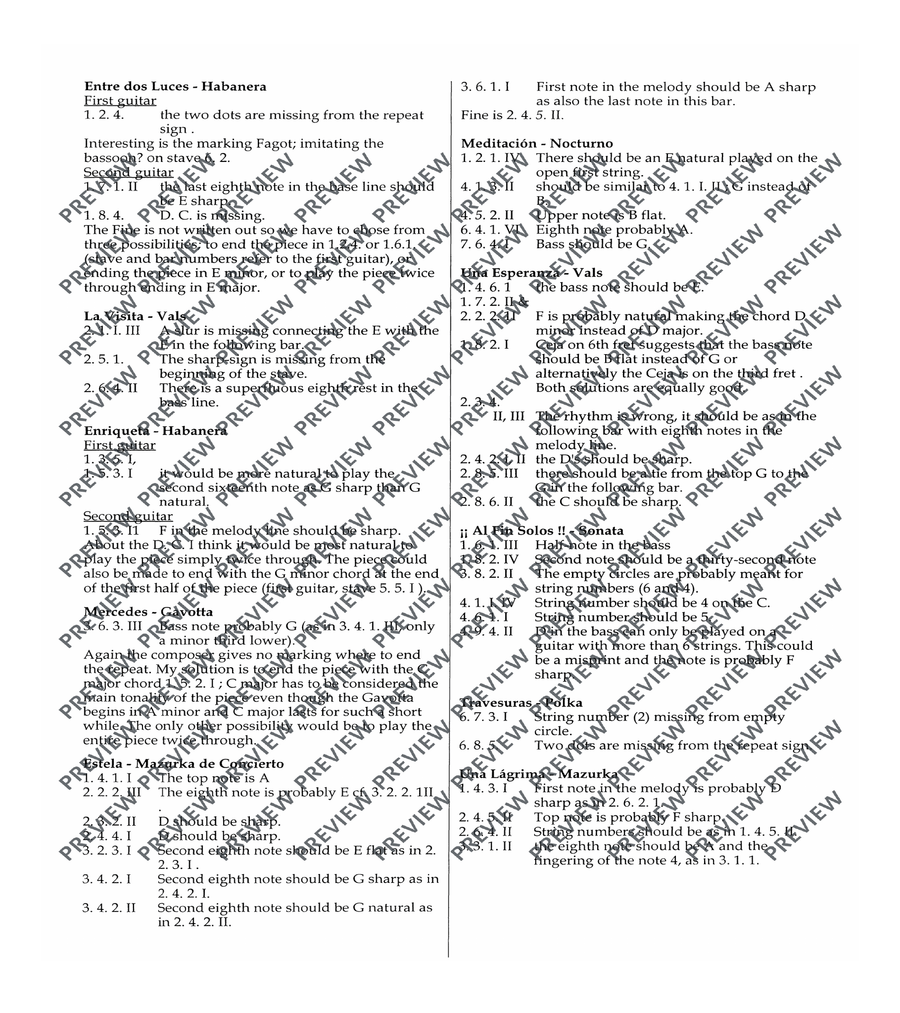 The Collected Works for Guitar Classical Guitar scores gallery preview page 6