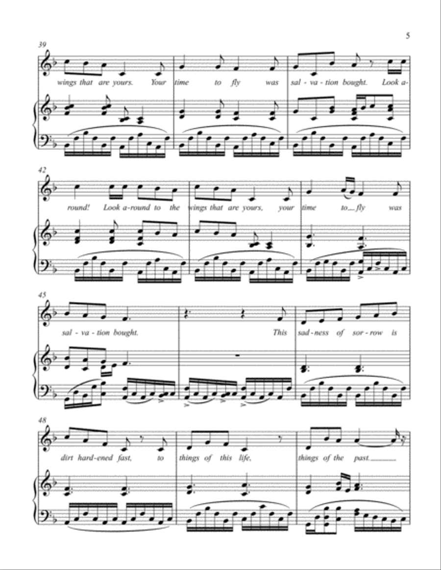 Without Wings Without Wings Alto Voice scores gallery preview page 5