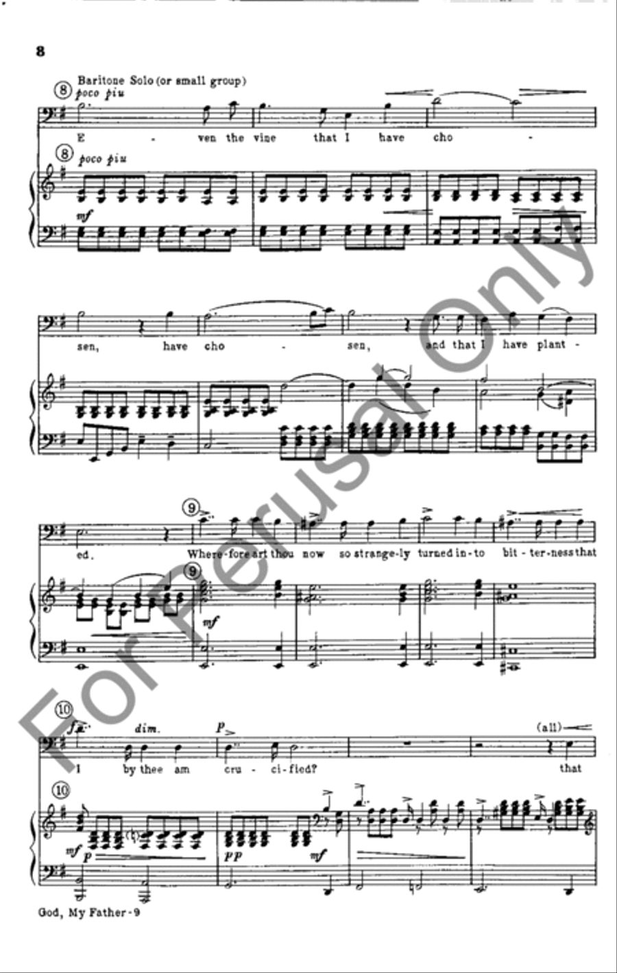 God, My Father God, My Father 4-Part scores gallery preview page 7