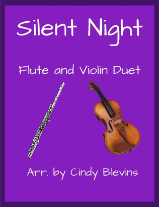 Book cover for Silent Night, for Flute and Violin
