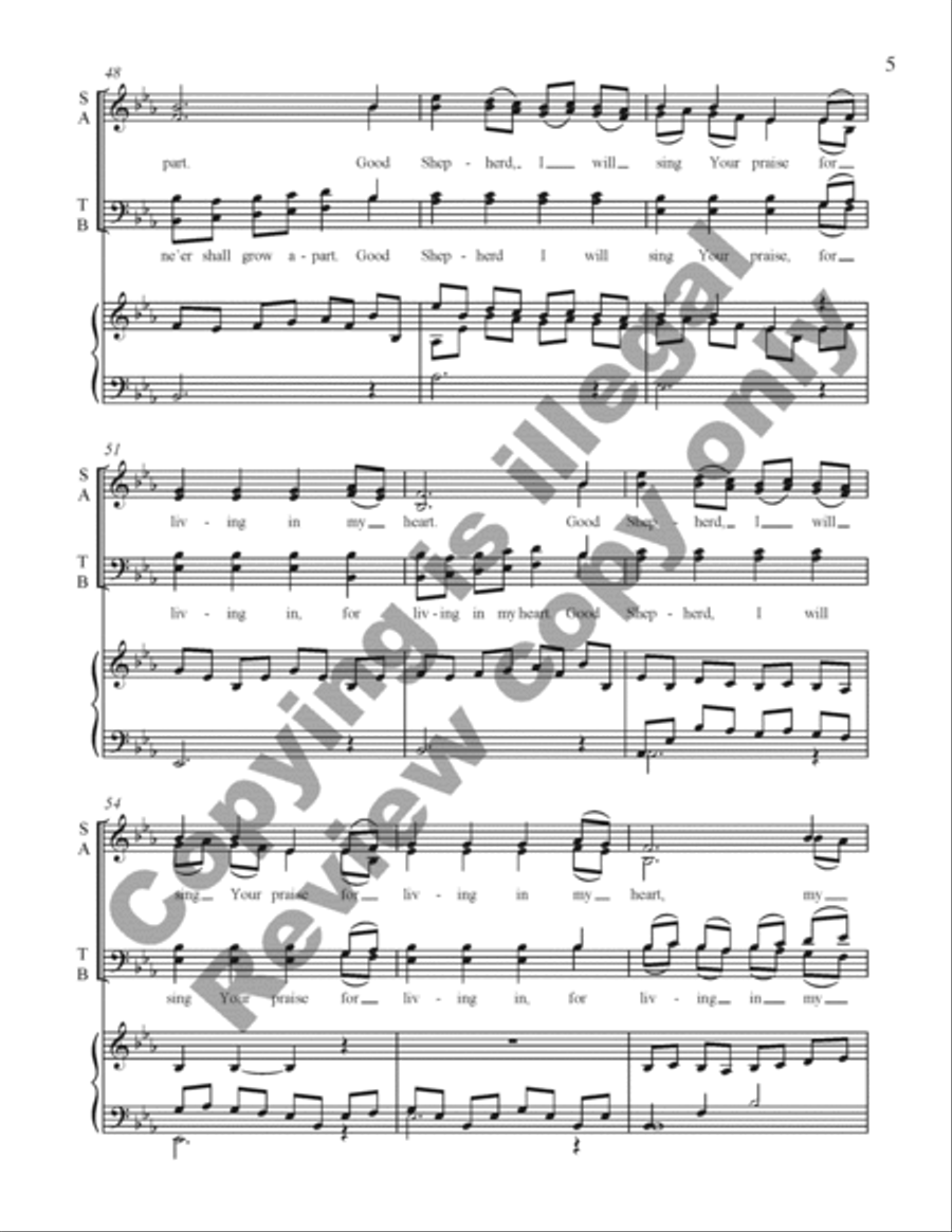 Good Shepherd Good Shepherd 4-Part scores gallery preview page 14