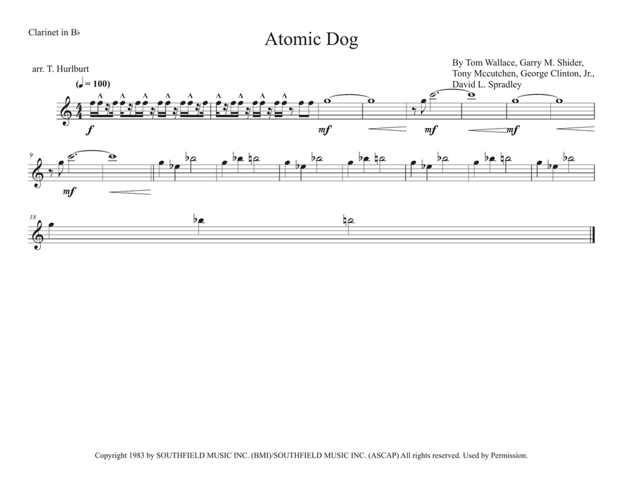 Atomic Dog Marching Band scores gallery preview page 4