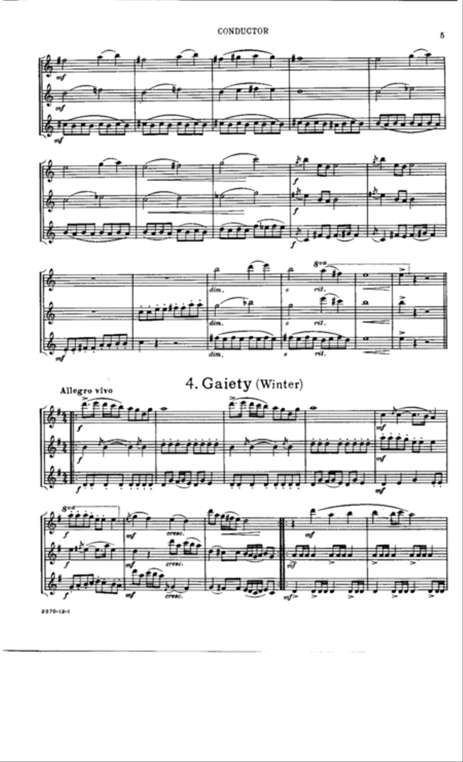Four Seasons Four Seasons Flute Trio scores gallery preview page 6