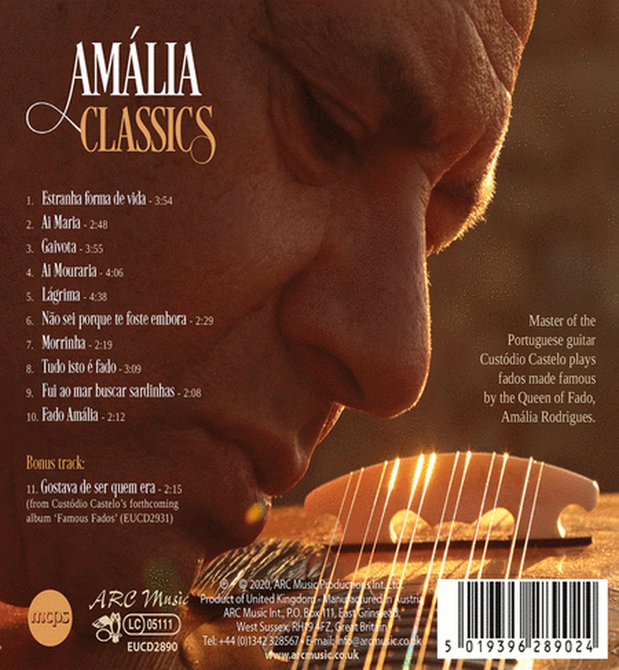 Custodio Castelo: Amalia Classics on Portuguese Guitar