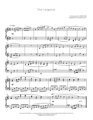 The Legend (DELTARUNE - Piano Sheet Music)