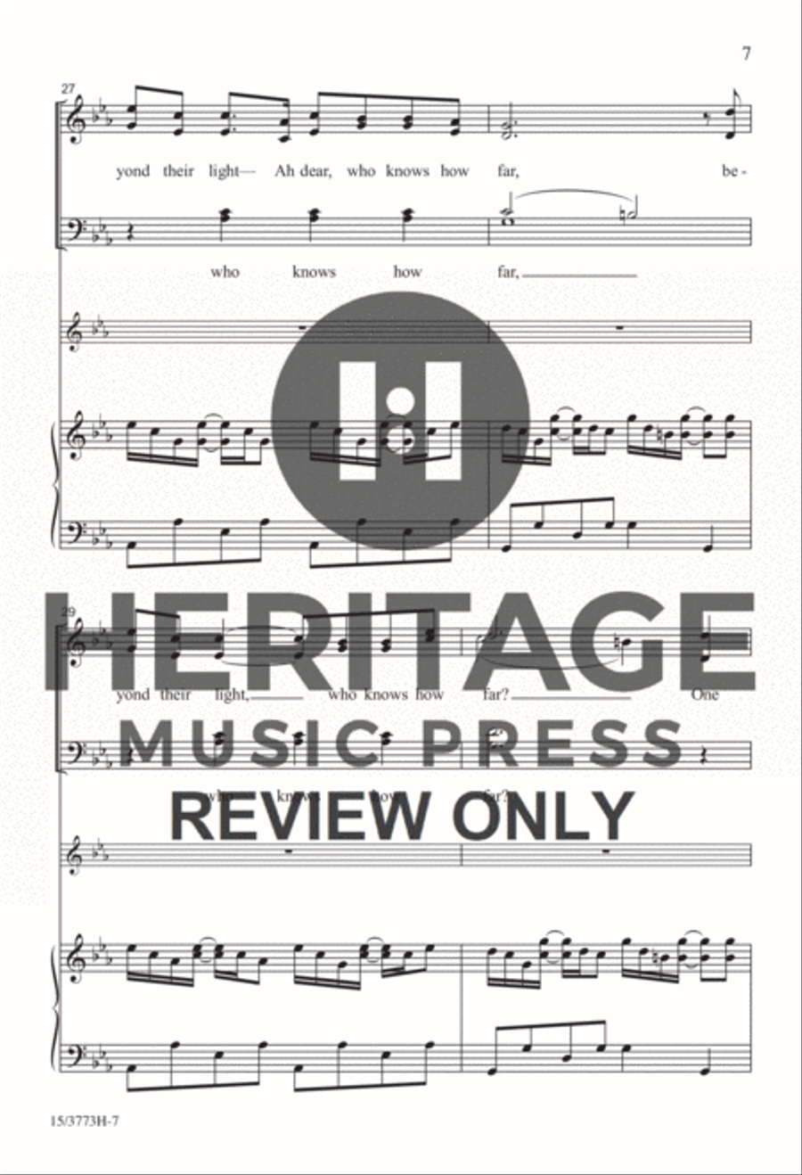 And None but Love 4-Part scores gallery preview page 7