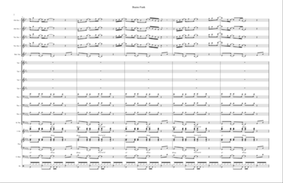 Bueno Funk Jazz Ensemble scores gallery preview page 2