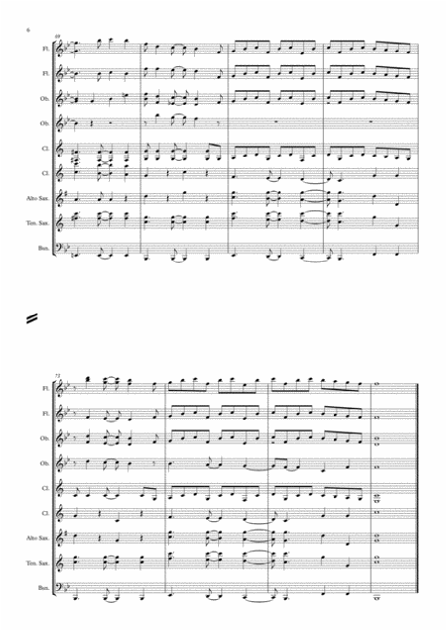 Here Comes The Sun Small Ensemble scores gallery preview page 6