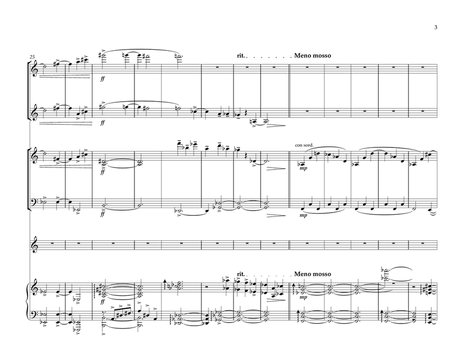 A Dream Within A Dream (E.A. Poe) Small Ensemble scores gallery preview page 6