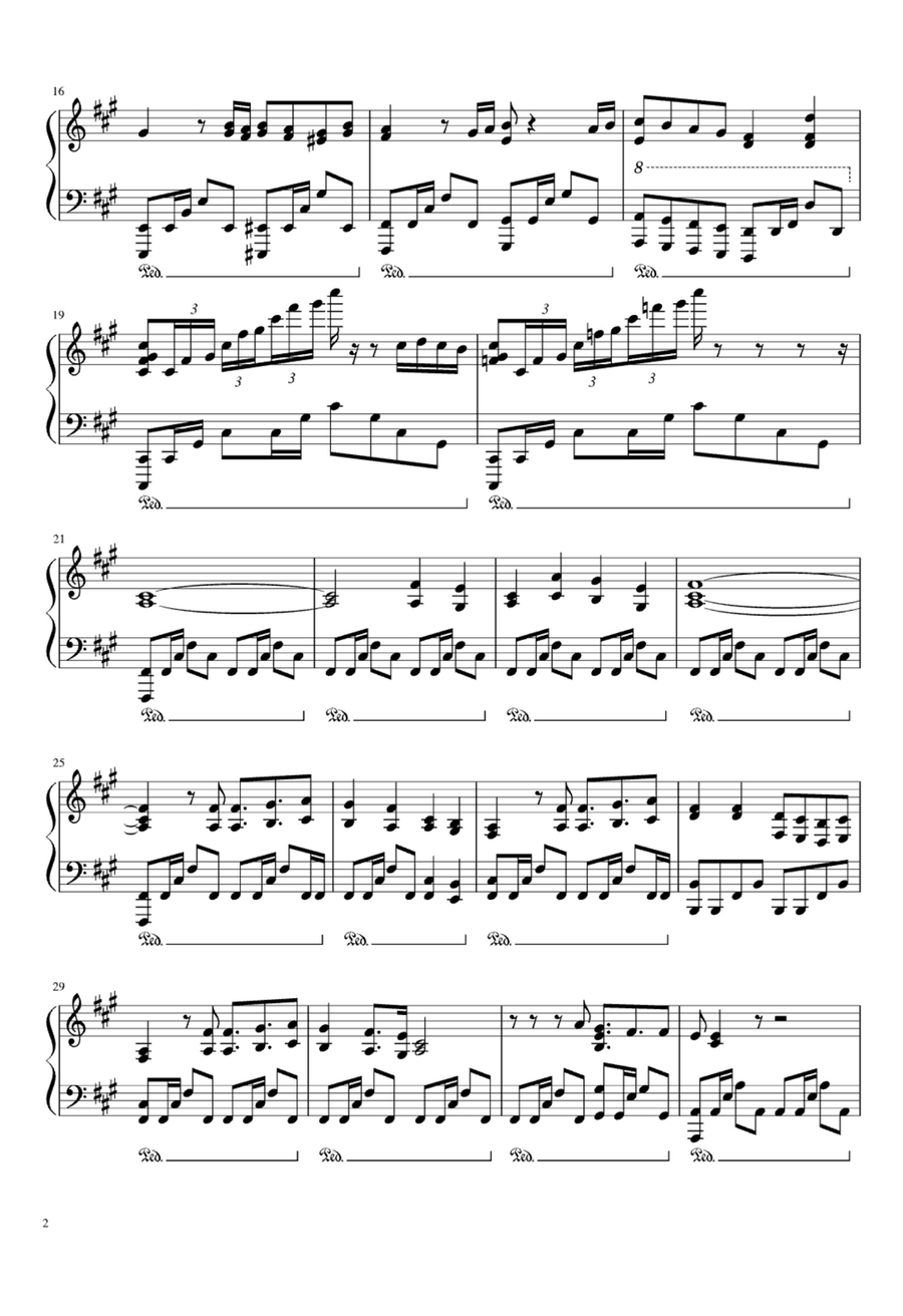 Final Countdown Easy Piano scores gallery preview page 2